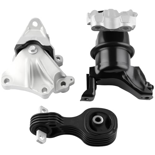 Farrme A65048 Engine Motor Mount Transmission Mount Set of 3 Fit for Honda Civic 20122013 18L CoupeSedan Engine Motor Trans Mount SetA65048 A65021 A65087 Motor Mounts Set - Image 1
