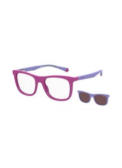 Polaroid Kids Unisex UV Protection Rectangular Sunglasses - Pld 8055/Cs Pk Lilac 46 - Lens Size: 46 Mm  - Image 5