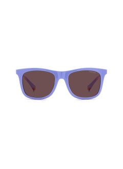 Polaroid Kids Unisex UV Protection Rectangular Sunglasses - Pld 8055/Cs Pk Lilac 46 - Lens Size: 46 Mm  - Image 3