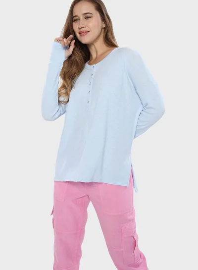 Aerie Button Detail T-shirt