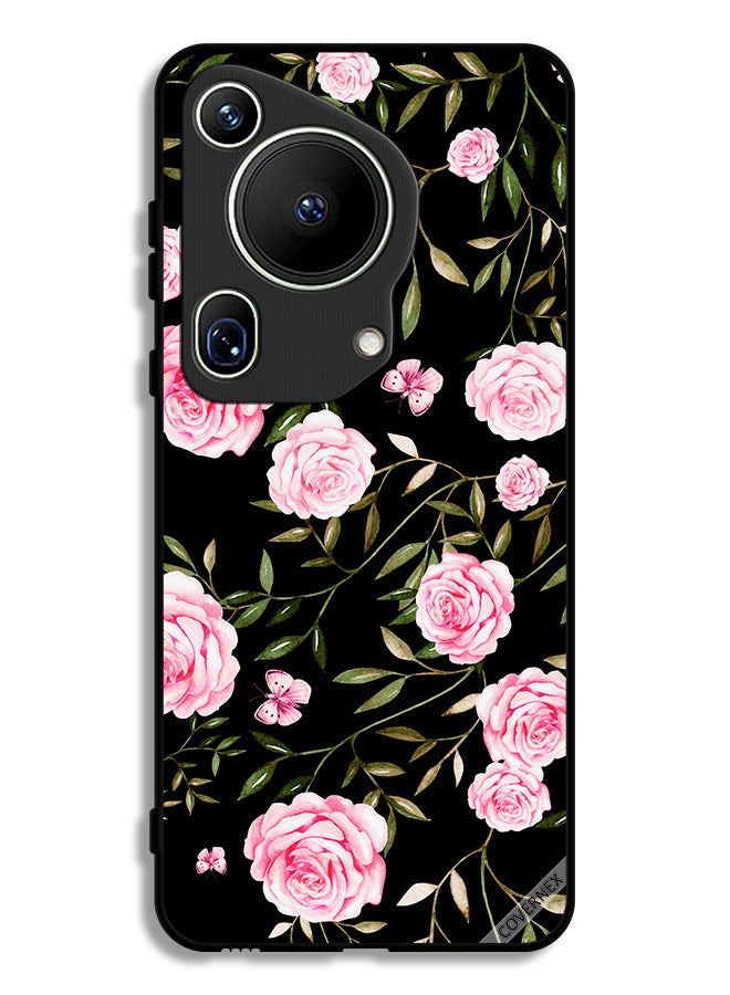 Covernex Huawei Pura 70 Ultra Protective Case Cover Rose In Bunches Of Small Leaves - Image 1