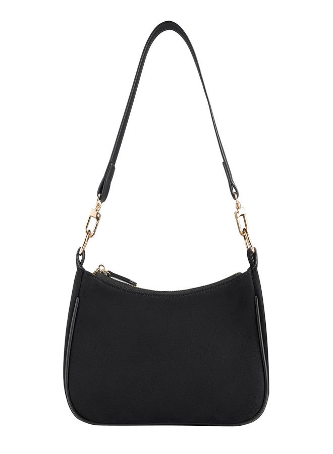 VODIU Clutch Tote Handbags with 2 Removable Straps and Zipper Closure Crossbody Bags Shoulder Purse Handbag for Women, C-black, Medium - Image 1