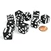 Koplow Games Set of 10 Six Sided D6 16mm Standard Dice Black by Koplow Games - Image 2