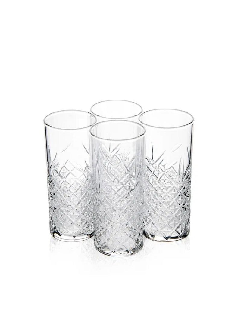 Pasabahce 4 Pieces Timeless Raki And Lemonade Glass Set 180 Ml Clear - Image 3