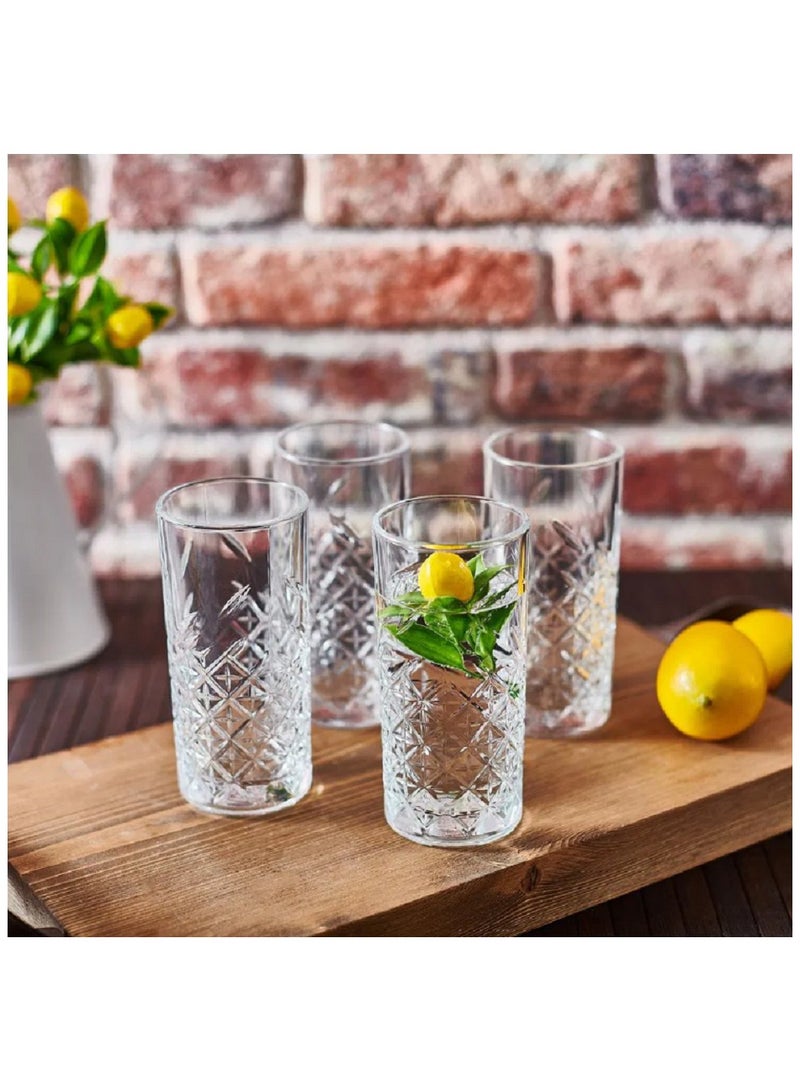 Pasabahce 4 Pieces Timeless Raki And Lemonade Glass Set 180 Ml Clear - Image 4