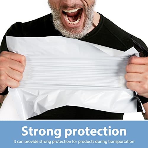 Metronic White Poly Mailers 145x19 100 Pack Large Shipping bags SelfSeal Shipping Envelopes Packaging Envelope for Small Business Boutique Clothing - Image 3