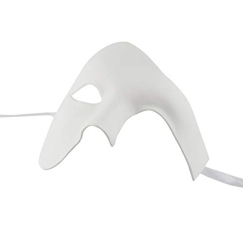 KEFAN Mens Mask Halloween Mask Masquerade Phantom of The Opera Half Face Mask - Image 2