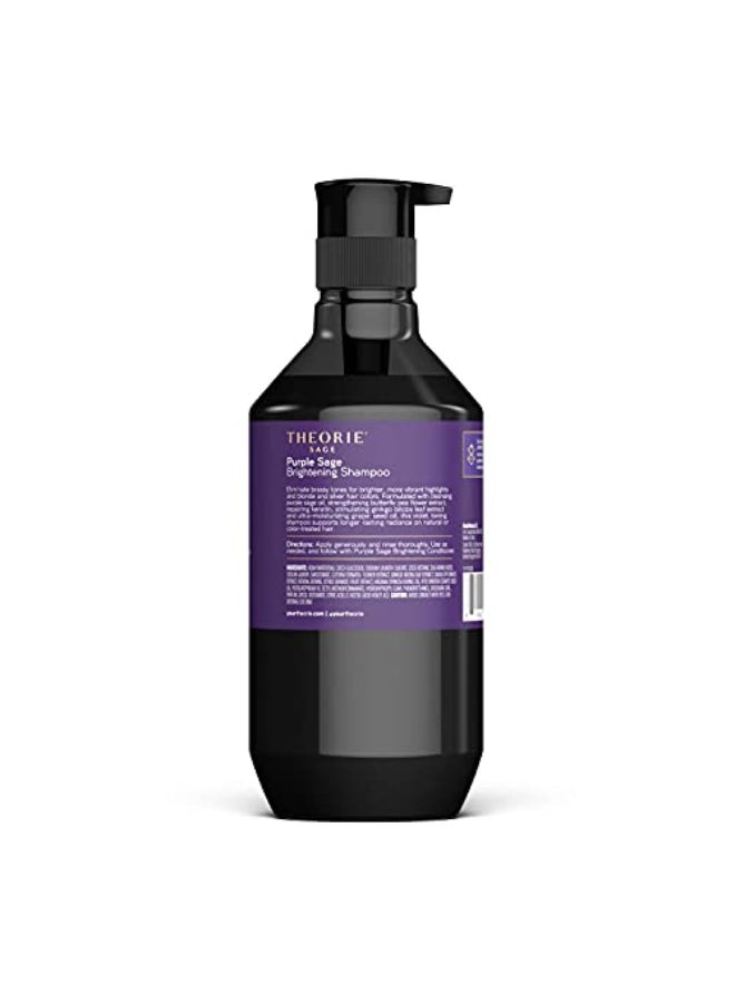 Theorie Purple Sage Brightening Shampoo Balance Tone Brighten Blonde Silver Grey Bleached Color Treated or Highlighted Hair Eliminate Brassiness Yellowing 1353 Fl Oz Pack of 1 - Image 4