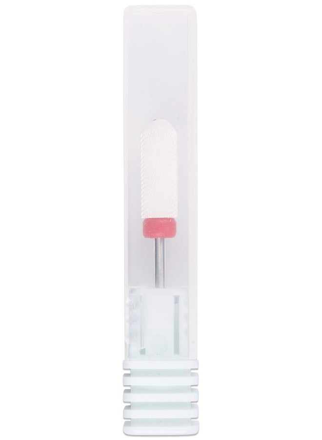 PANA 3/32" Ceramic White Smooth Top LARGE Barrel Bit Nail Drill (Grit: FINE) 3/32" Shank Size - Image 5