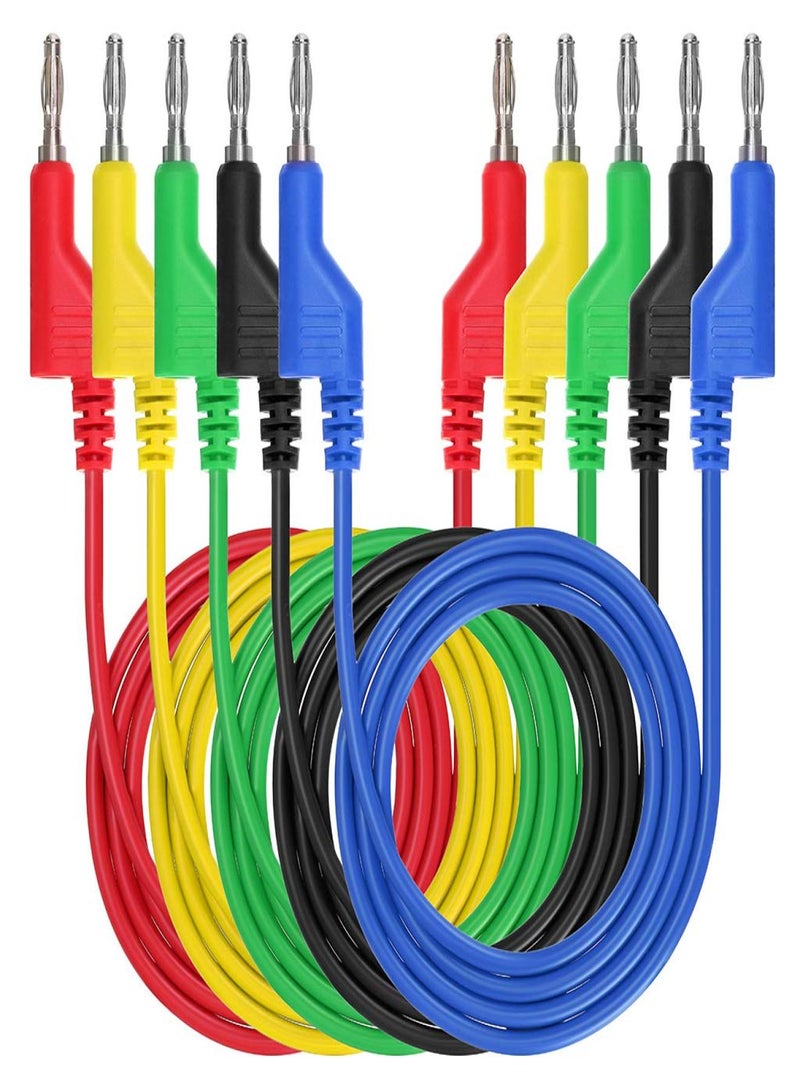4MM Multimeter Double Banana Plug Cord Power Cord Continuous Plug Cord Double Test Cord 1000V/15A - Image 1
