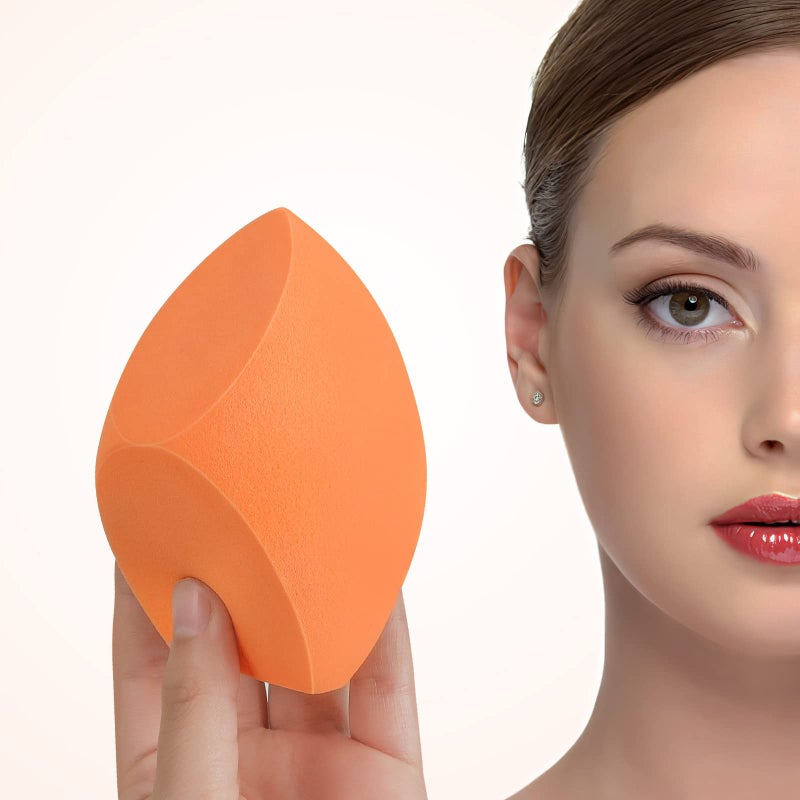 OtGalk XL EXTRA LARGE Make Up Beauty Sponges Blender-Product contains: 1x Extra Large(10 cm) and 1 Sponge Holder-for Dry & Wet Use for Face Body , Blush Cream, Liquid Foundation Powder Application - Image 1