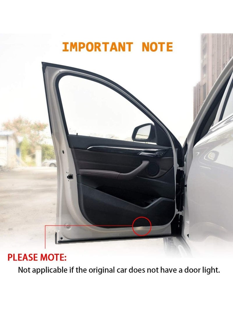 4 Pack LED Car Door Logo Light Projector, Welcome Laser Lights Car Door Courtesy Lights 3D Logo Door Lights White LED Projector Lamps for RXESGXLSLXISGSRCUX Series Lexus Door Light Replacement - Image 4