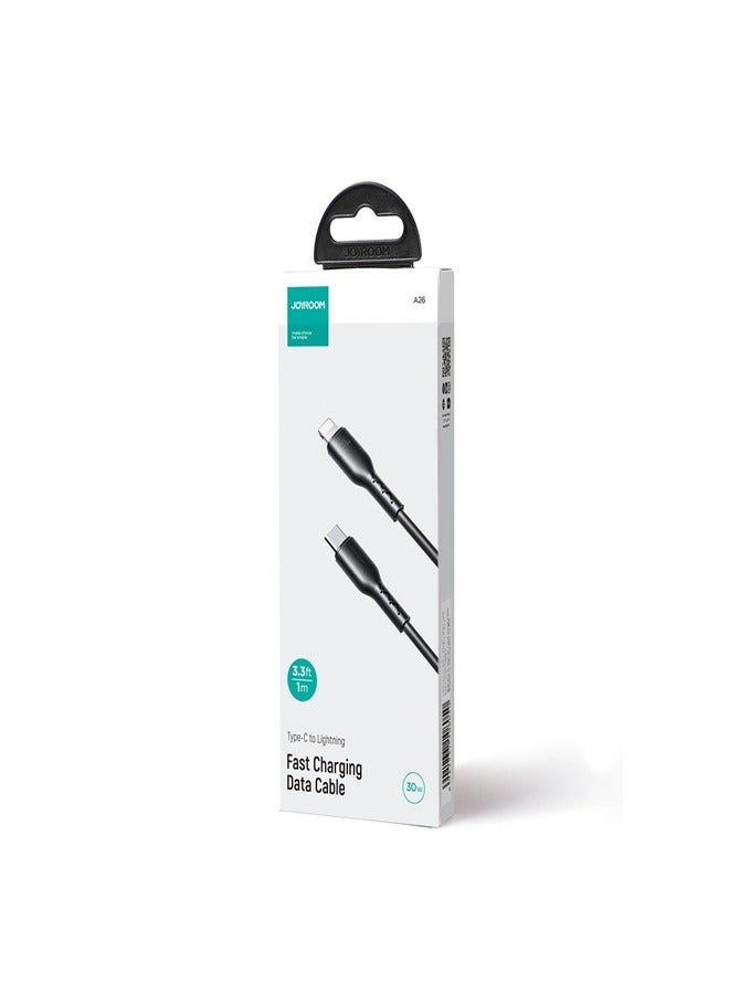 جوي روم Joyroom Flash-Charge Series SA26-CL3 USB-C / كابل لايتنينج 30 وات 1 متر - - Image 2