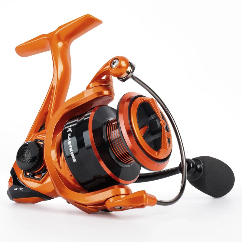 KastKing Lethal Blaze Spinning Fishing Reel 176LBs Max Drag 521 Gear Ratio UltraSmooth Freshwater Inshore Spinning Reel CNC Aluminum Spool Ideal for Bass Trout Fishing - Image 2