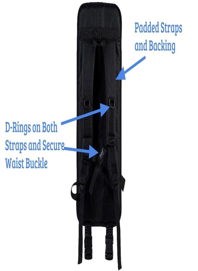Flybar Extreme Pogo Stick Back Pack Carrier- Bring Your Pogo Stick with You Anywhere - Comfortable Shoulder Straps - Black - Image 3