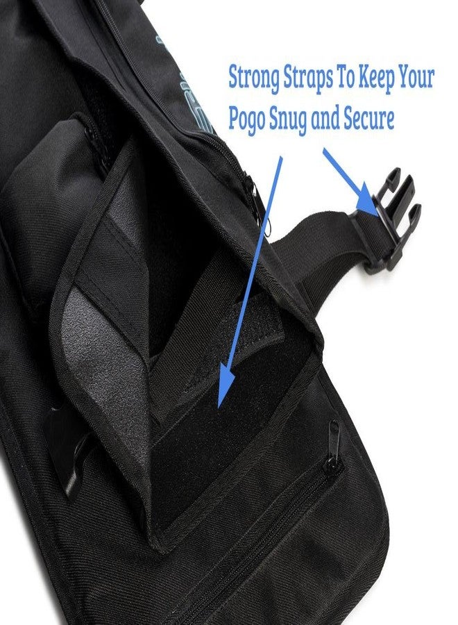 Flybar Extreme Pogo Stick Back Pack Carrier- Bring Your Pogo Stick with You Anywhere - Comfortable Shoulder Straps - Black - Image 4