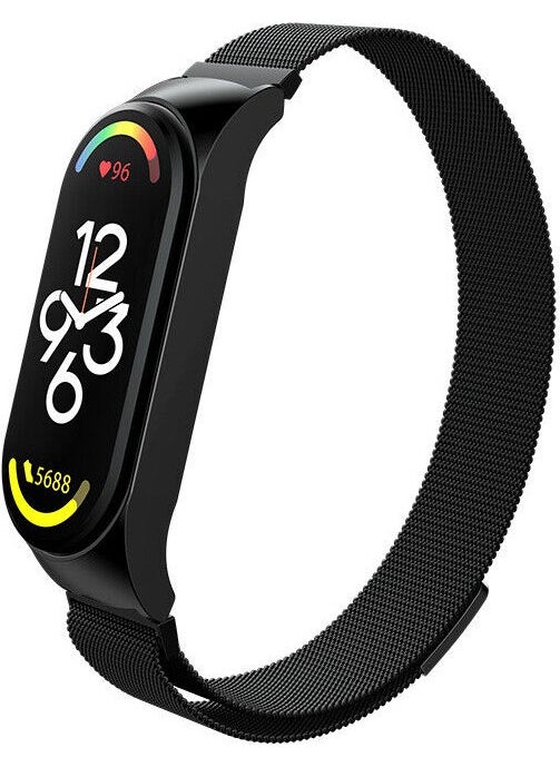 Techmaster Xiaomi Mi Band 7 Tme Metal Mesh Magnetic Band Strap  - Image 1