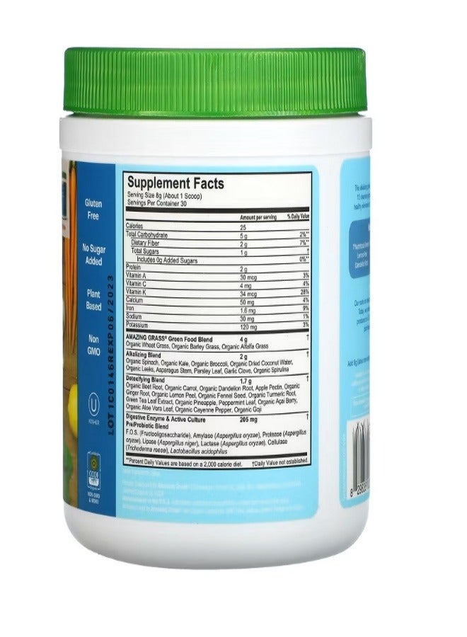 Amazing Grass Green Blend Alkalize Detox 8.5 oz 240 g - Image 2