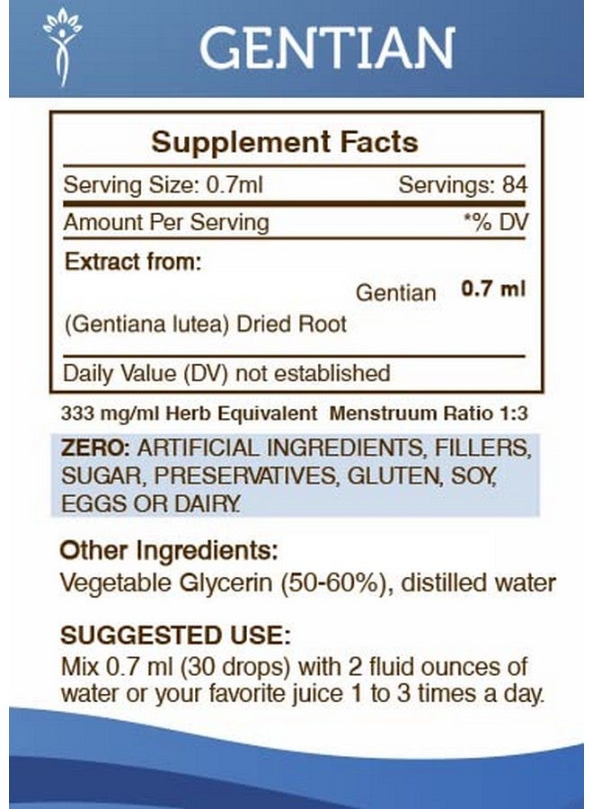 Secrets of the Tribe Secrets of the Tribe Gentian Alcohol-Free Liquid Extract, Responsibly farmed Gentian (Gentiana Lutea) Dried Root Tincture Supplement (2 FL OZ) - Image 4