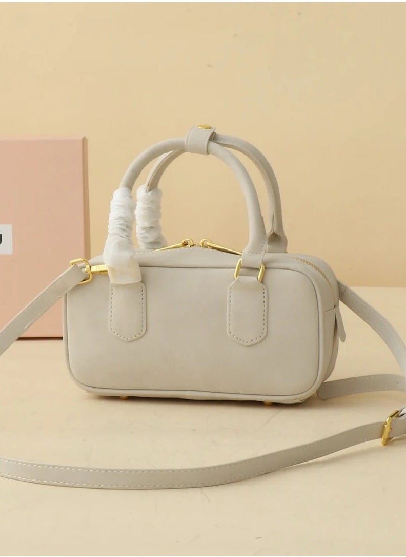 Miu Miu Arcadie padded suede top-handle bag  - Image 3