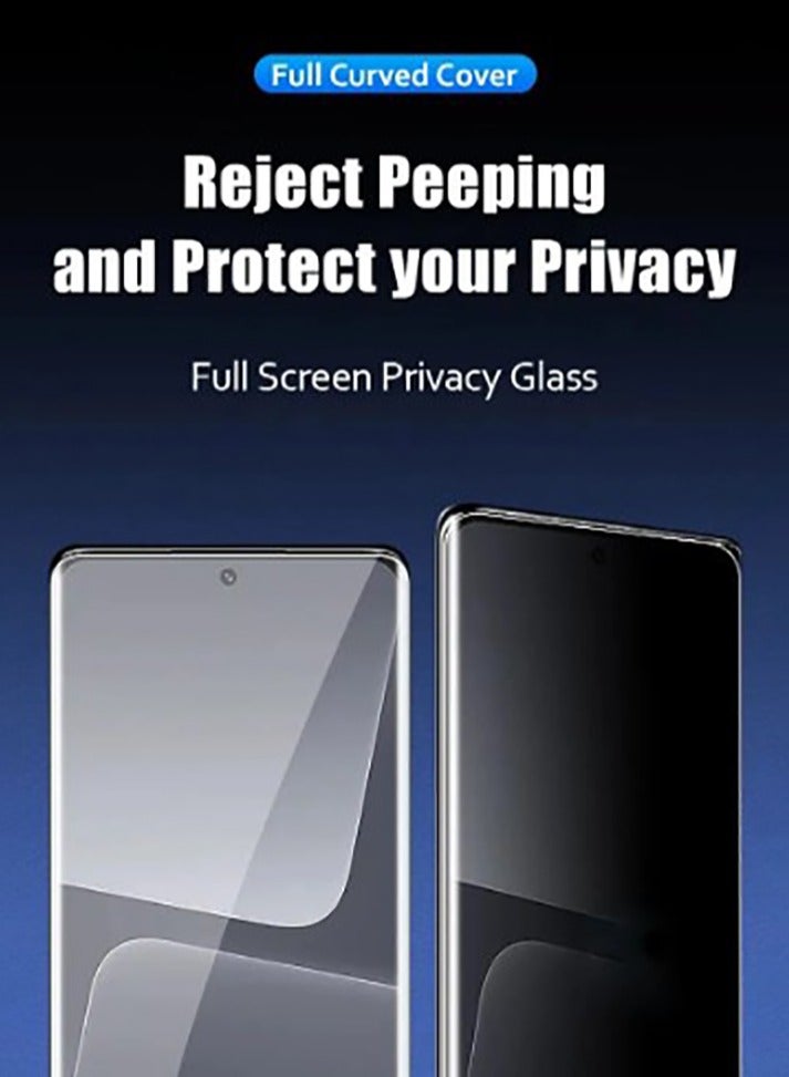 [1 Pack] privacy Screen Protector Tempered Galss for Honor 200, High Clear [Bubble Free] Screen Tempered Glass Protective Film  - Image 4