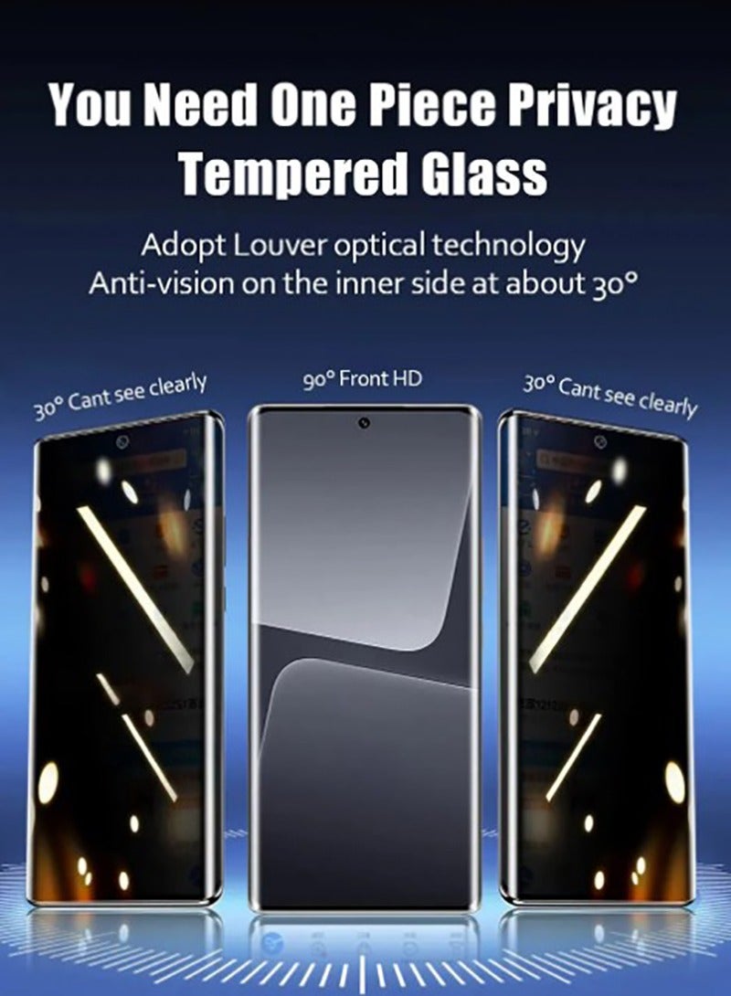 [1 Pack] privacy Screen Protector Tempered Galss for Honor 200, High Clear [Bubble Free] Screen Tempered Glass Protective Film  - Image 3