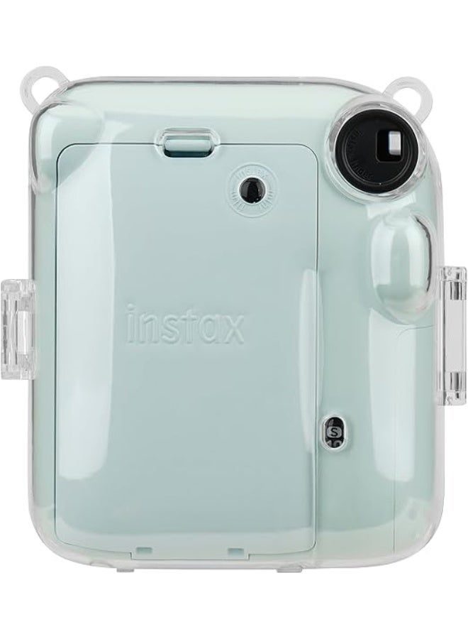 Instax Instant Camera Case Compatible with Instax Mini 12 Instant Film Camera with Accessory Pocket and Removable Strap - Transparent A - Image 2