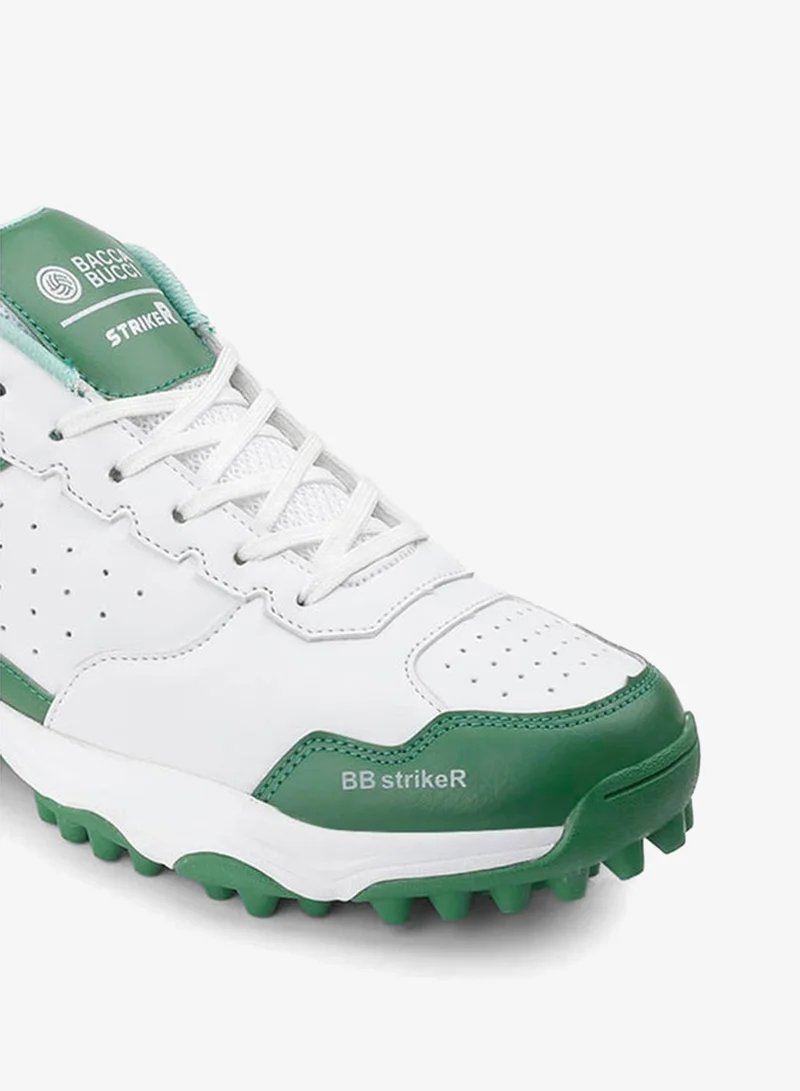 Bacca Bucci Green and White STRIKER Cricket Shoes for Men | Best Price UAE