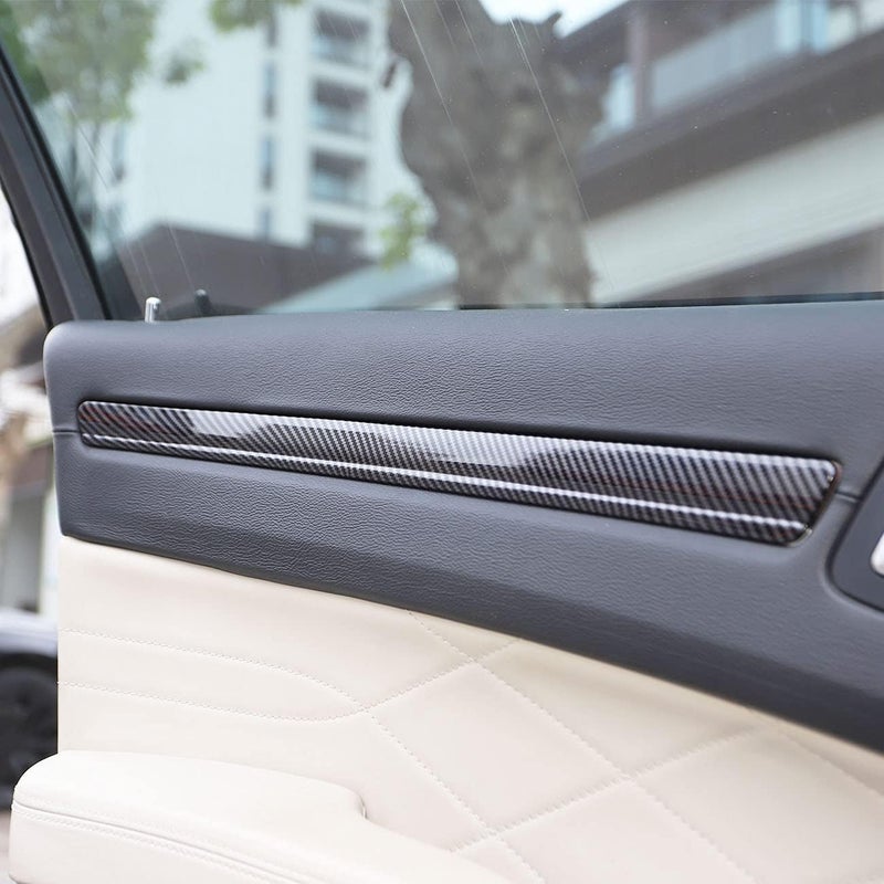 crosselec Carbon Fiber 4 Doors Panel Decor Trim Cover for 2015-2021 Chrysler 300 - Image 2