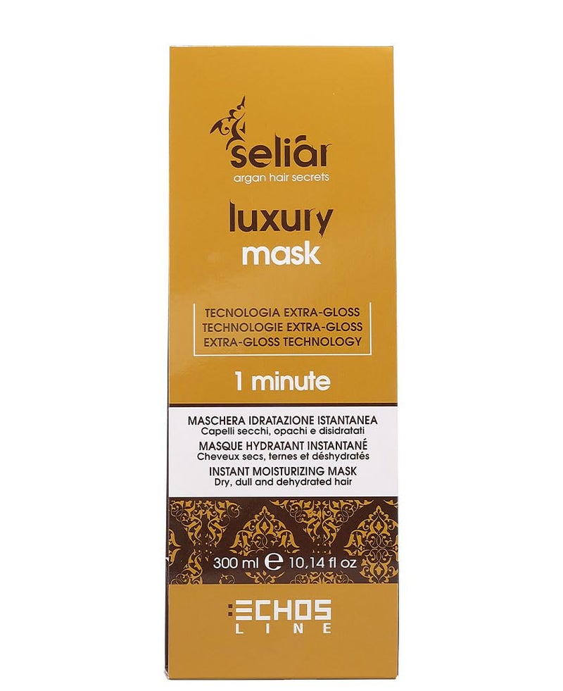 Echos Line echosline SeliÃ r Luxury Instant Moisturizing Mask for Dry and Dehydrated Hair - 300 ml - Image 3