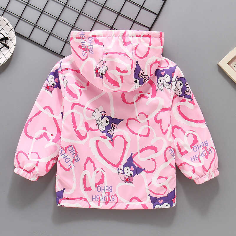 Girls' Outwears, Spring & Fall Style, Kidsren'S Clothing, Autumn Clothing, Kidsren'S Reversible Jackets, Medium And Large Kidsren'S Outerwear - Image 5