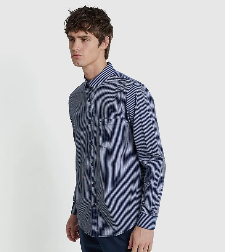 Ben Sherman Ben Sherman Men's Long Sleeve Striped Shirts