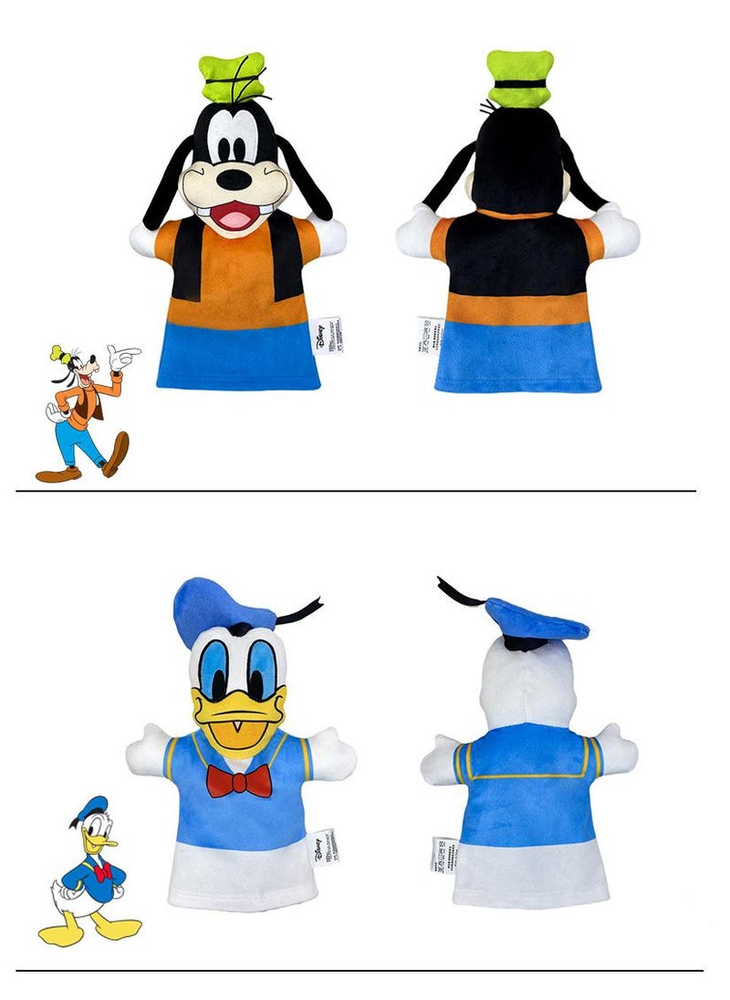 Y&D 1 Piece Disney Donald Duck Hand Puppet Parent Child Interactive Plush Toy Role Playing  - Image 2