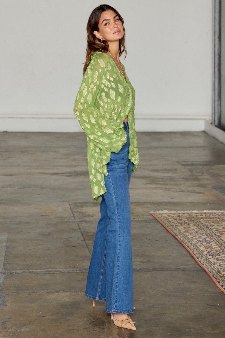 نيفر فولي دريسد قميص بأزرار غير متماثلة - Image 2