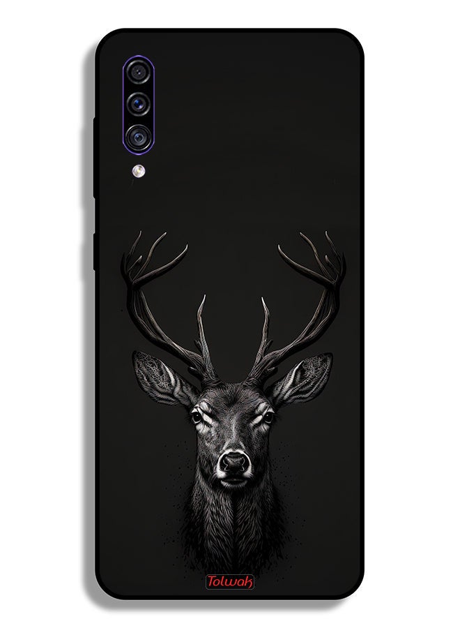 Tolwak Samsung Galaxy A50 Protective Case Cover Deer Digital Art - Image 1
