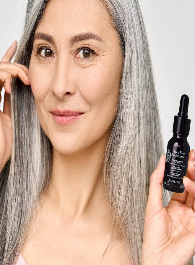 Perlier Black Rice Platinum Ultra Renewing Booster Face Serum, 0.5 fl. oz. - Image 5