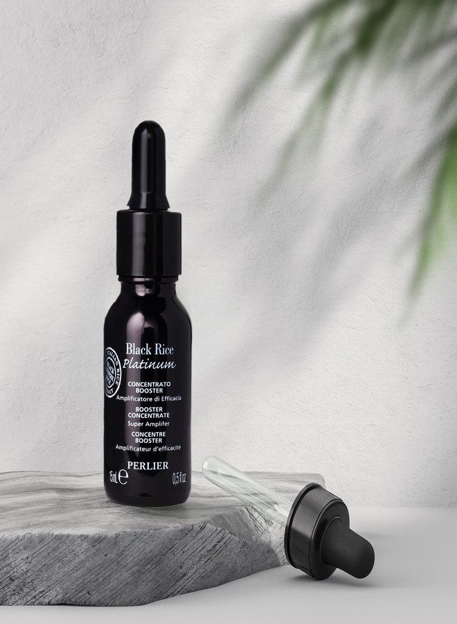 Perlier Black Rice Platinum Ultra Renewing Booster Face Serum, 0.5 fl. oz. - Image 3