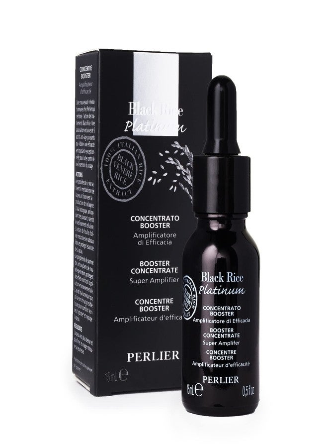 Perlier Black Rice Platinum Ultra Renewing Booster Face Serum, 0.5 fl. oz. - Image 1