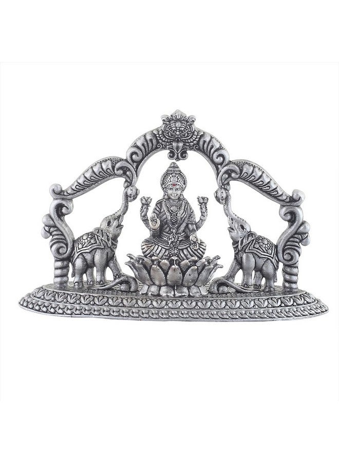PRD CARATCAFE CARATCAFE Silver 925 Gajalakshmi Idol Statue, 26+ GMS Goddess Maha Laxmi With Elephants Murti for Home Pooja & Gift Article, Hindu Deity Statue - Image 1