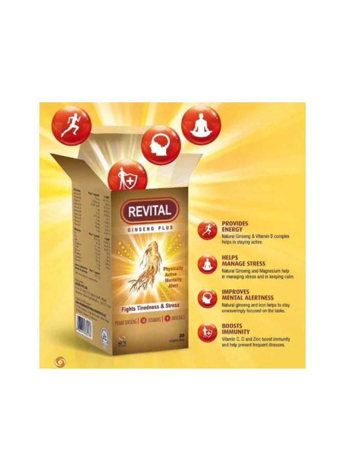 Revital Capsules 30s Fights Tiredness And Stress - Image 2