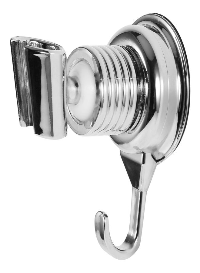 ABS 360 Degree Attached Adjustable Bathroom Shower Head Base Bracket Holder Support with Sucker - Image 5