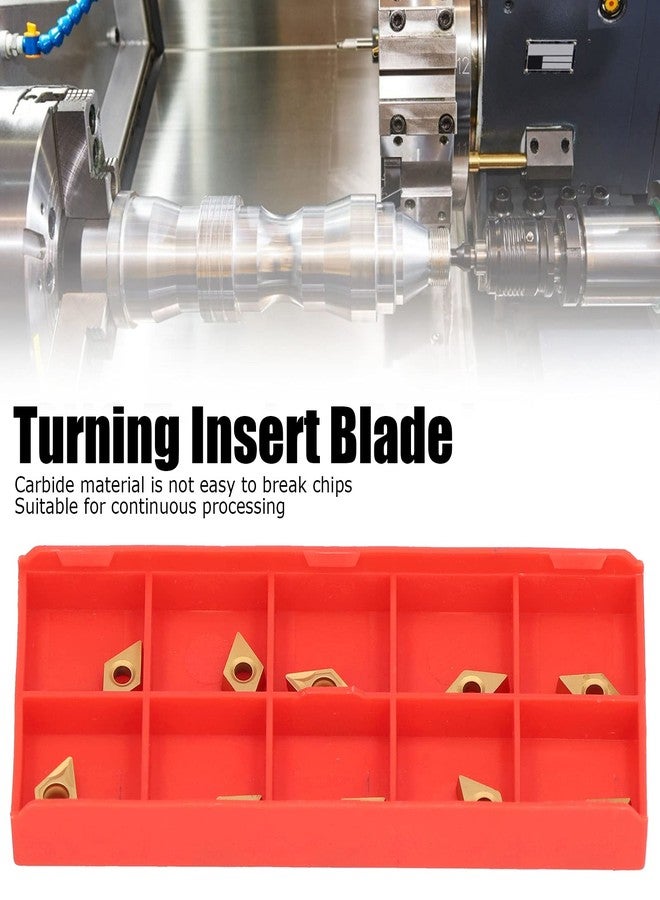 ناروت حشوات تحويل الكربيد، 10 قطع بسمك 2.38 مم Dcmt070204، رؤوس قاطعة لأدوات تحويل SDJCR L110 1212 H07 - Image 5