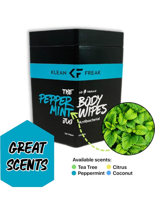 Klean Freak Body Wipes - The Jug - Peppermint - Image 2