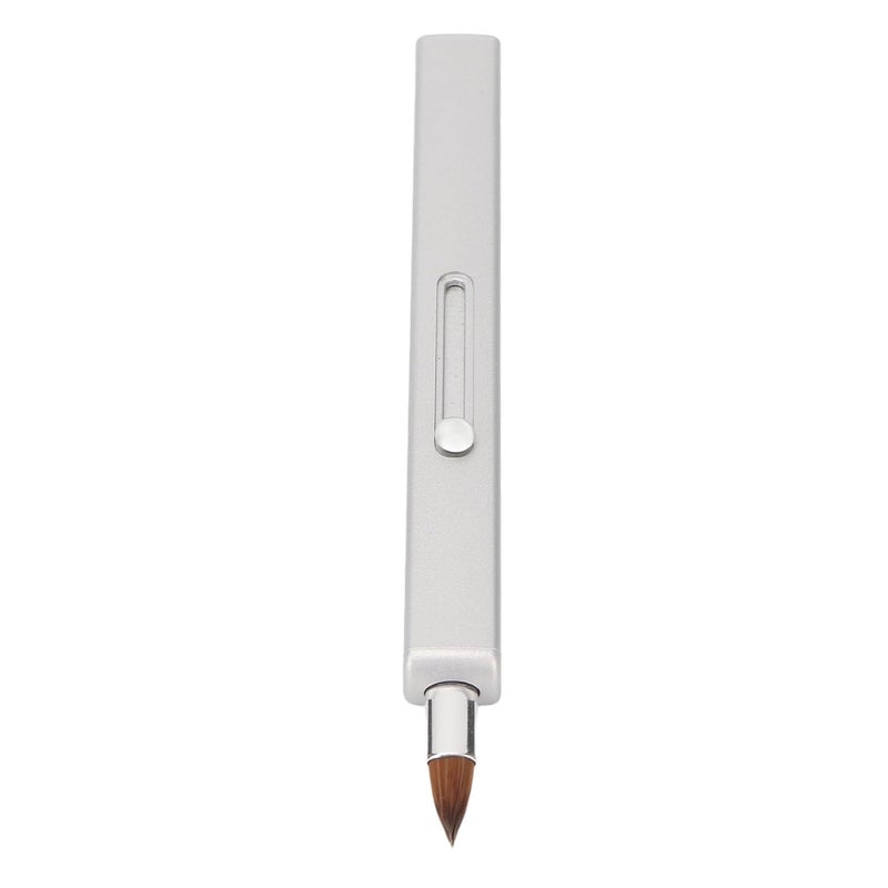 5Pcs Retractable Lip Brush Set, Portable Nylon Lip Makeup Brush with Design, Single Ended Lip Brush for Precise Application, Soft for Smooth and Even Makeup, Gre - Image 2