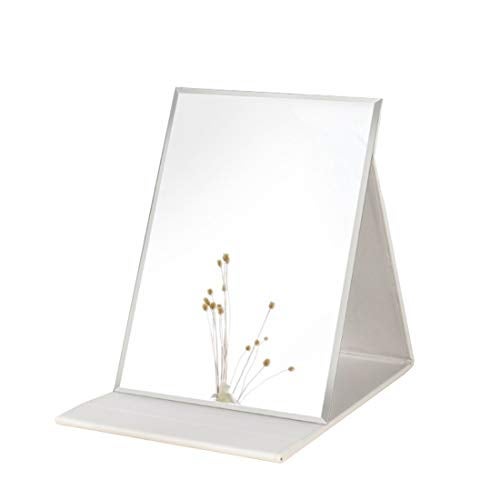Zcooooool Large Portable Super HD Mirror - Multi Stand Angle Hand Free/Handheld/Tabletop Foldable 10x7 Inch - Image 1