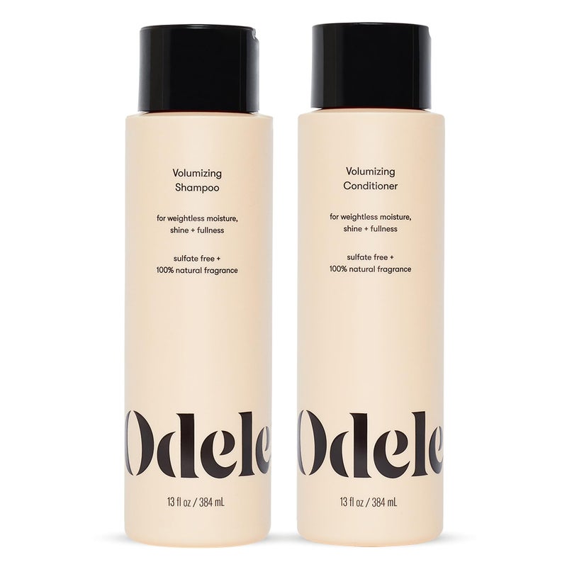 Odele Volumizing Sulfate-Free Shampoo & Conditioner Set, Adds Moisture, Shine, and Fullness for Straight or Wavy Hair Types, 13 Fl Oz Each (2-Pack) - Image 1