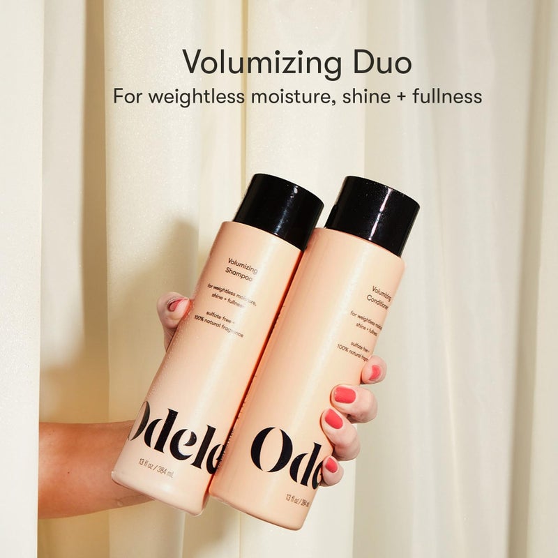 Odele Volumizing Sulfate-Free Shampoo & Conditioner Set, Adds Moisture, Shine, and Fullness for Straight or Wavy Hair Types, 13 Fl Oz Each (2-Pack) - Image 2