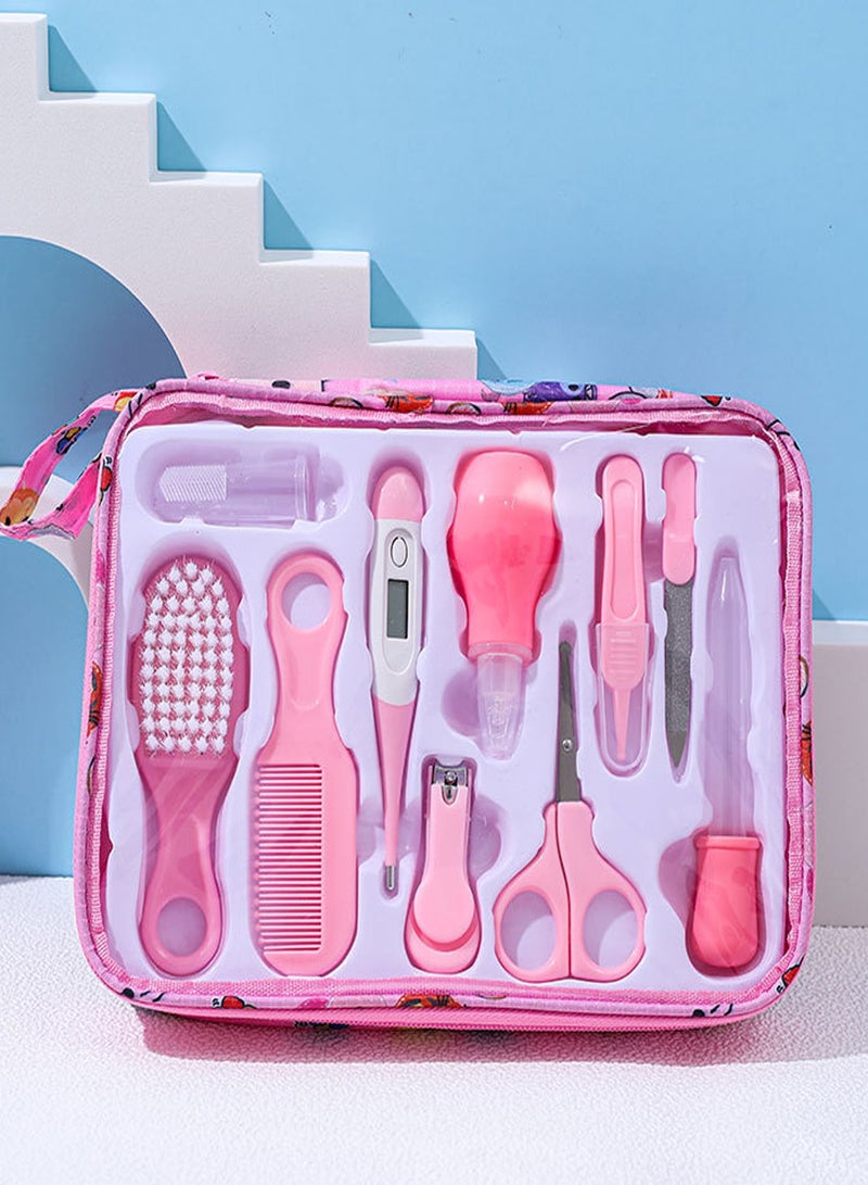 Red Blossom Care Pack 10 Piece Set Thermometer Pink color  - Image 1