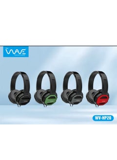 Wave Over-Ear Gaming Wired Headphones Stereo HIFI WV-HP20 Black  - Image 5