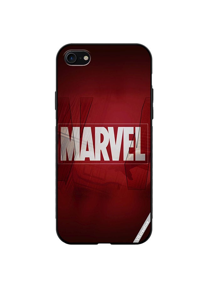 VR CREATIVE Protective Case Cover For Apple iPhone SE (2022) Marvel Logo Design Multicolour - Image 1